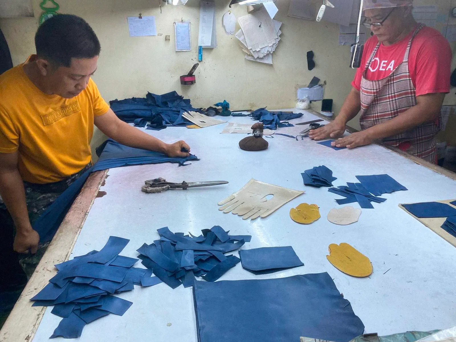 Ironing and finishing process